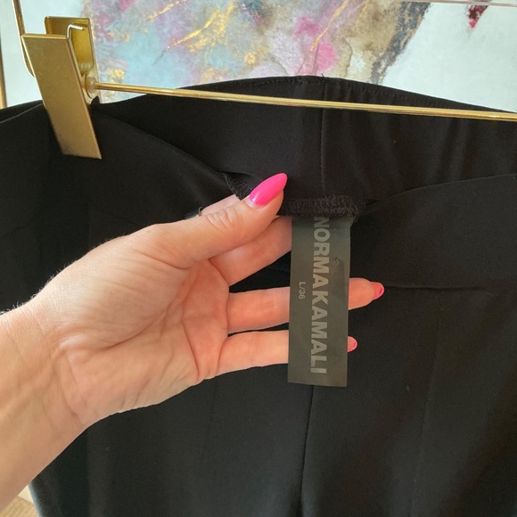 Norma Kamali Black Jogger Pants Size Large - Picture 2 of 5